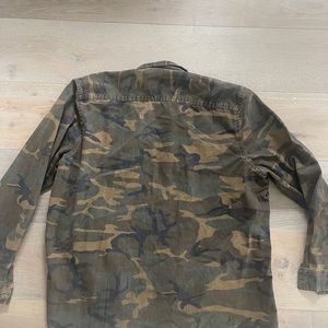 ASOS men’s camouflage button down long sleeve